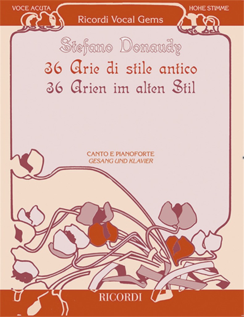 36 Arias in Antique Style - High Voice